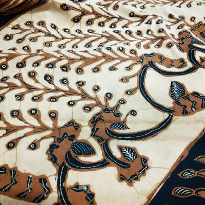 Vintage 80s Sogan Lereng Indonesian Batik