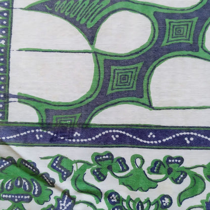 Vintage Green Parang Barong Shawl