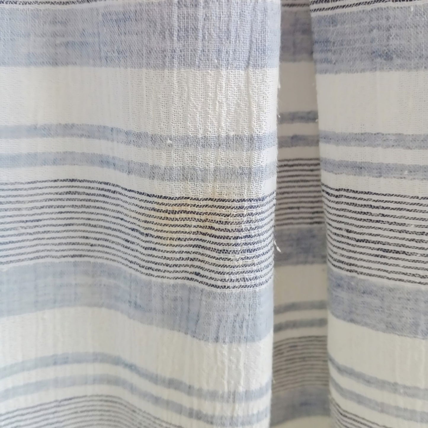 Vintage Blue Striped Skirt
