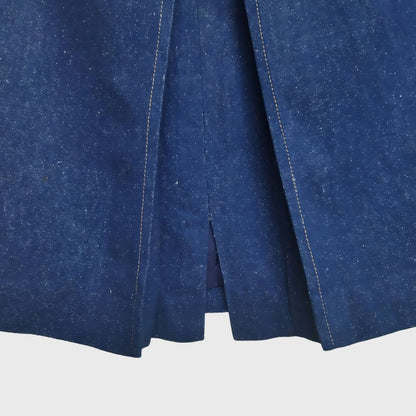 Vintage Blue Denim Skirt