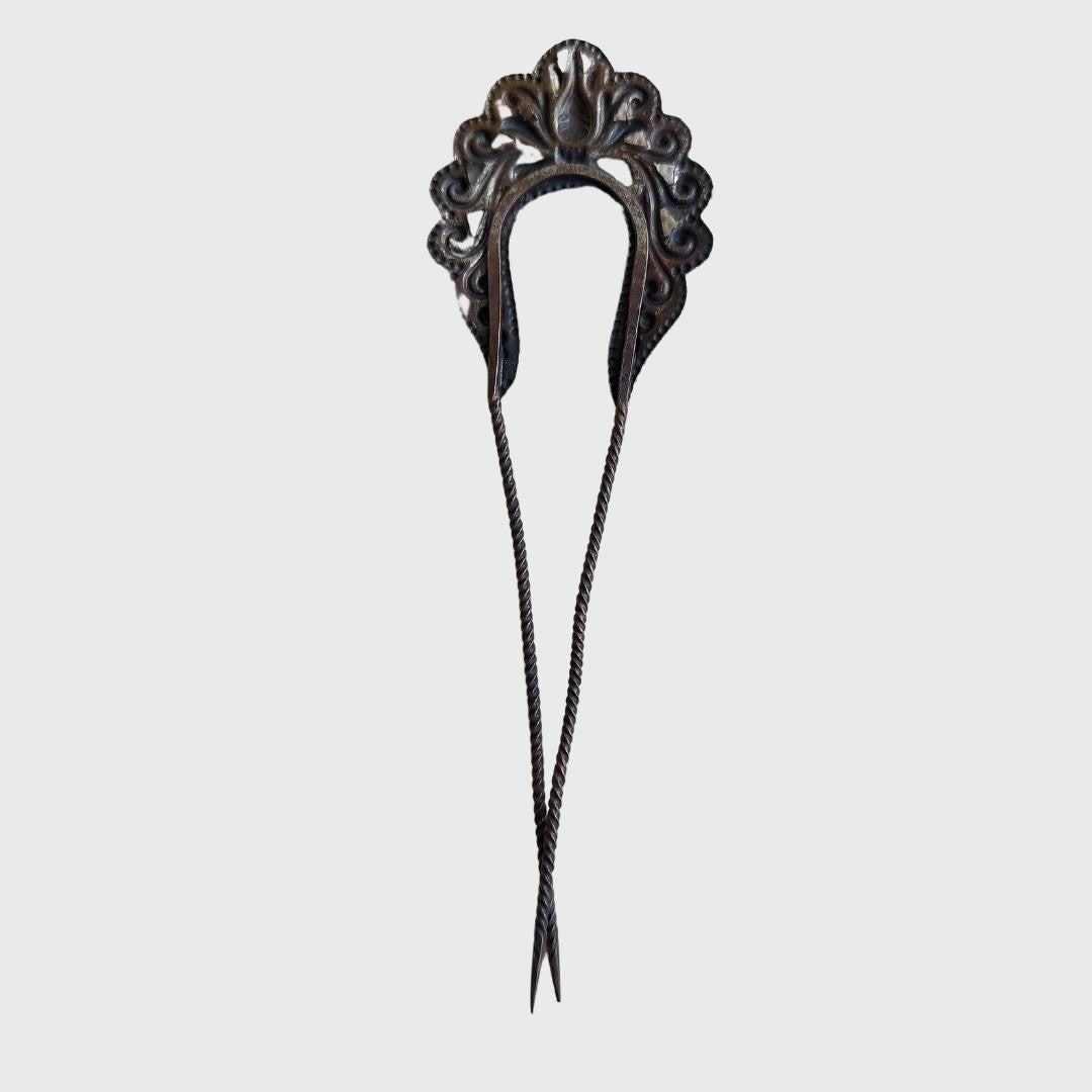 Vintage Single Black Hairpin