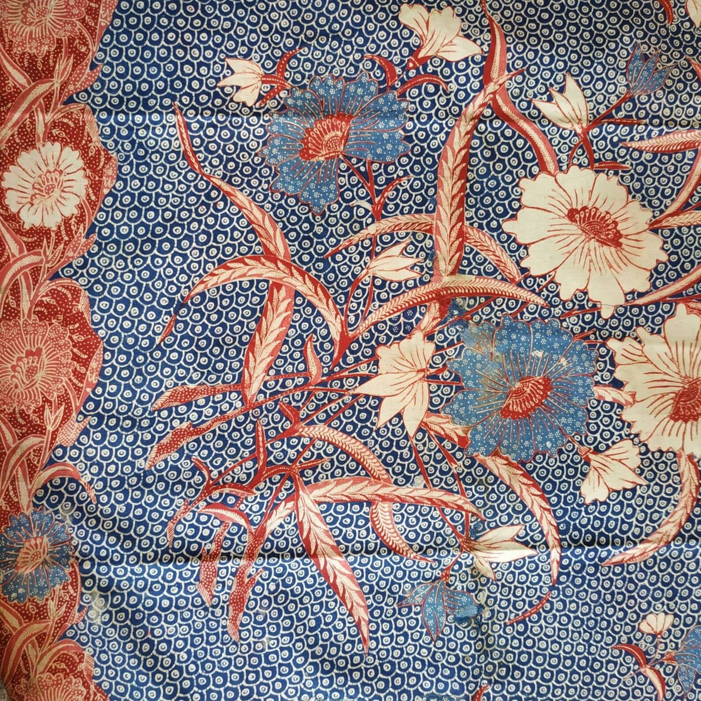 Vintage 50s Bangbiron Dutch Style Buketan Batik Saroong