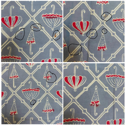 Indonesian Hand Drawn Javanese Batik with Payung (Umbrella) Motif Saroong