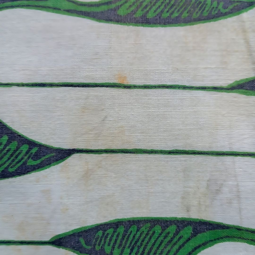 Vintage Green Parang Barong Shawl
