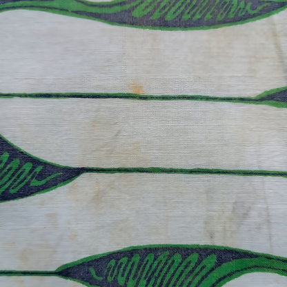 Vintage Green Parang Barong Shawl