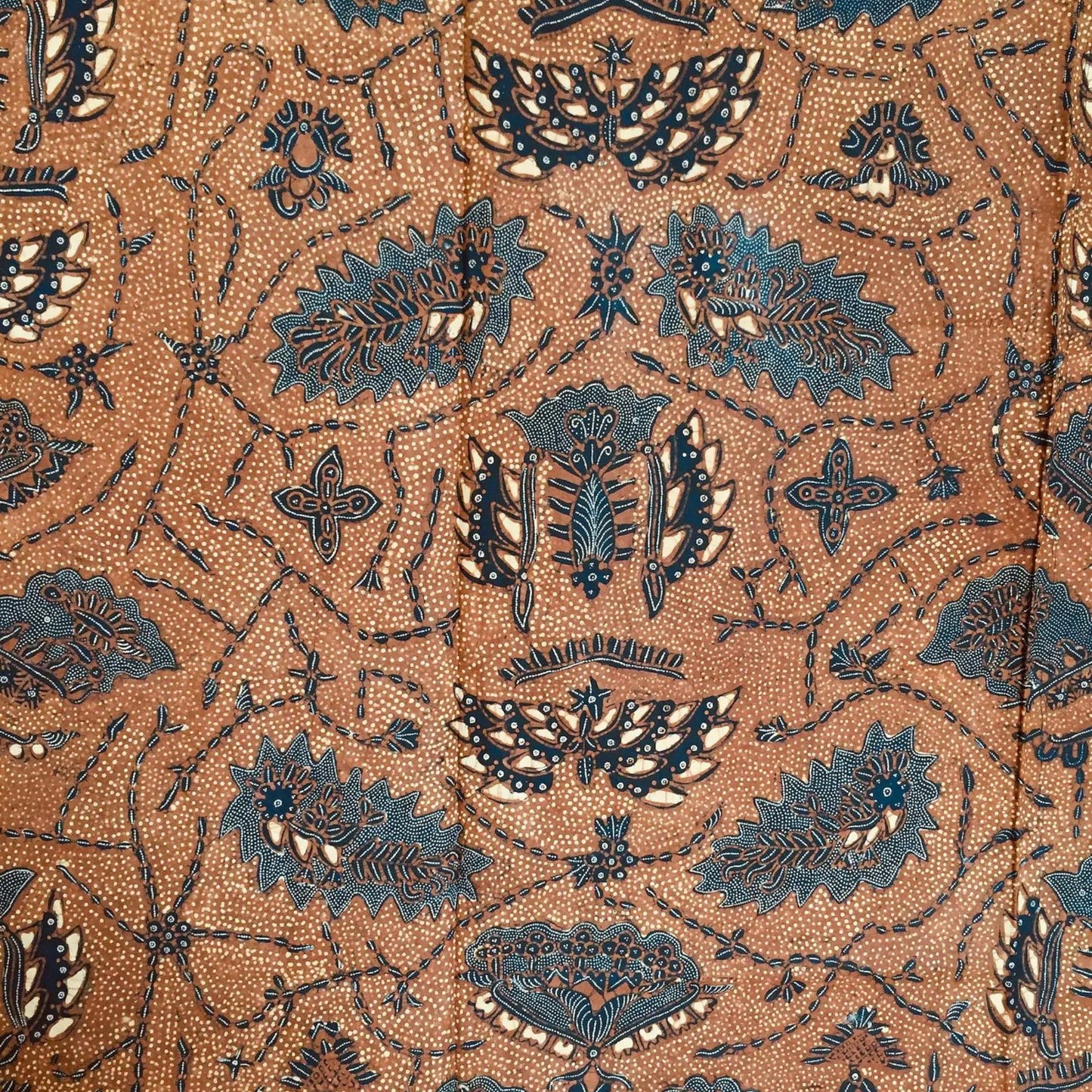 Vintage Indonesian Hand Drawn Javanese Batik, Semen Rante from Solo Kain