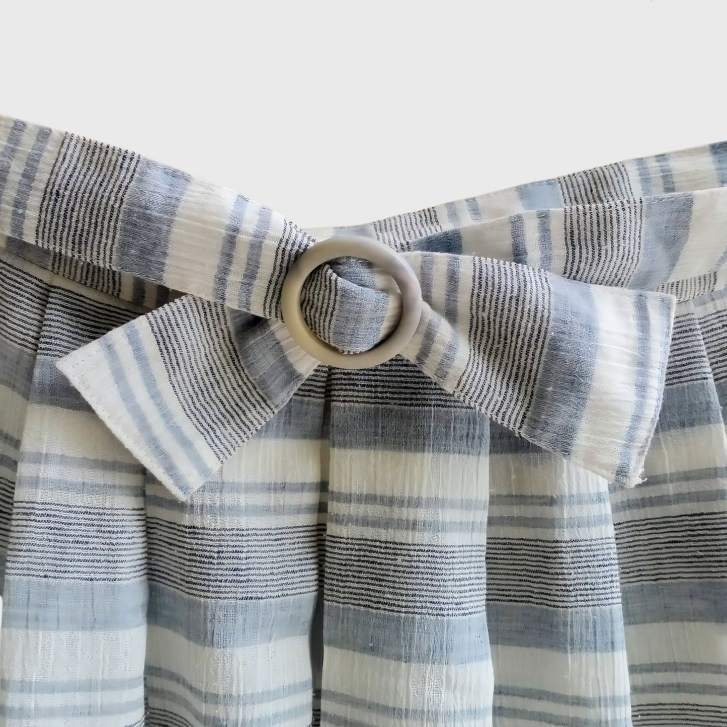 Vintage Blue Striped Skirt