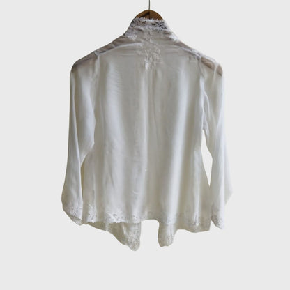 Vintage White Kerancang Kebaya