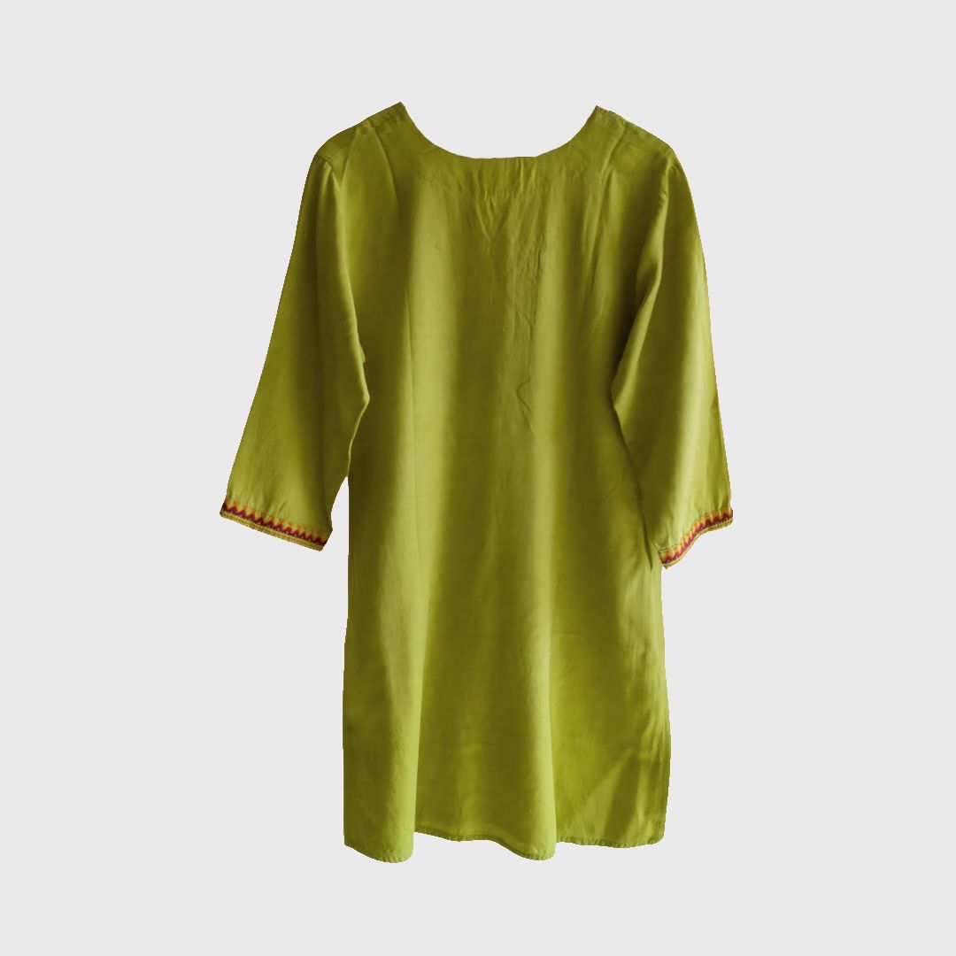 Vintage Green Indian Dress