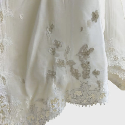 Vintage White Kerancang Kebaya