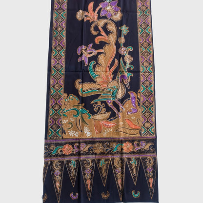 Vintage Black Phoenix Shawl
