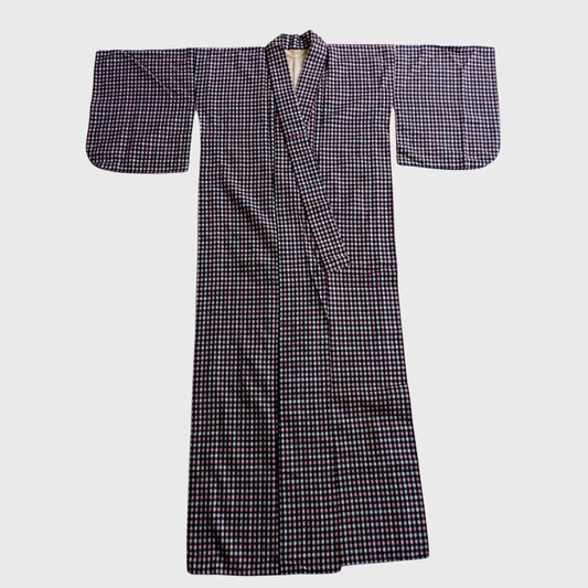 Vintage Colorful Dot Kimono