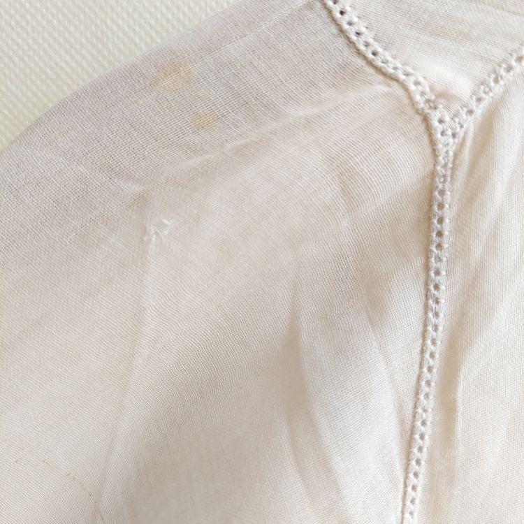 Vintage Brown Cream Encim Kebaya