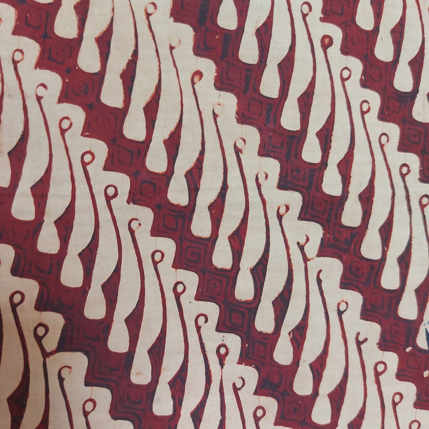 Vintage Hand Drawn Old Banyumasan Batik with Parang Motif