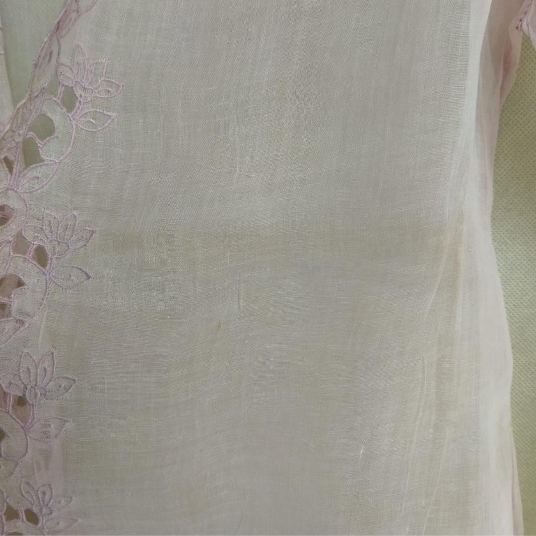 Vintage Kebaya Kerancang Soft Pink