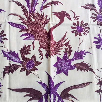 Vintage Purple Phoenix Shawl