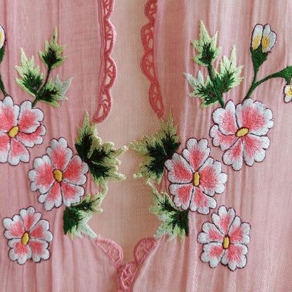 Vintage Soft Punch Pink  Encim Kebaya