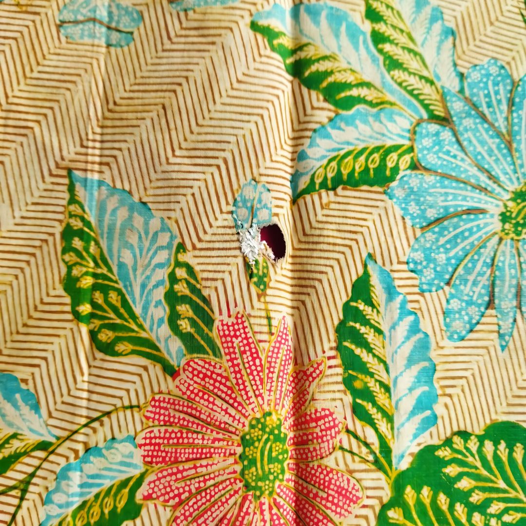 Vintage 1940s Tumpal Lereng Buketan Dutch Saroong
