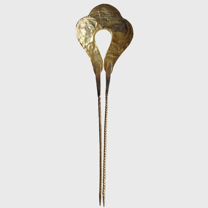 Vintage Golden Hairpin Set (3 Pcs)
