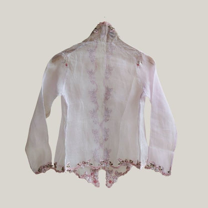 Vintage Blush Pink  Encim Kebaya