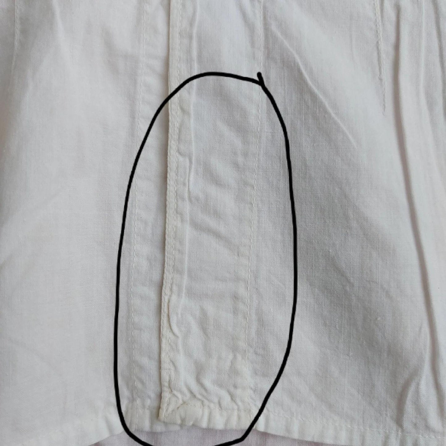 Indonesian Vintage White Camisole with Flower Embroidery