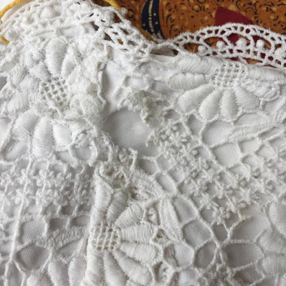 Vintage Indonesian Camisole with Dutch Lace