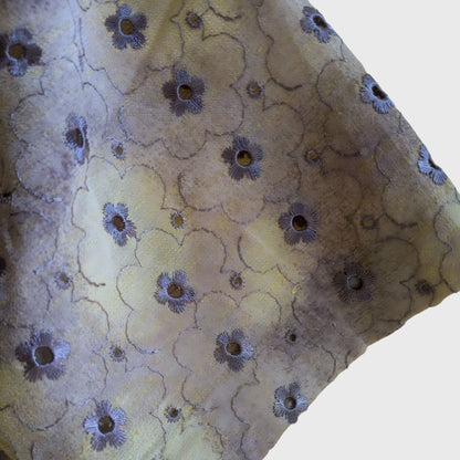 Vintage Purple Lace Blouse