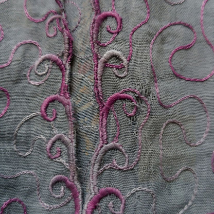Vintage BlackWave Line Encim Kebaya