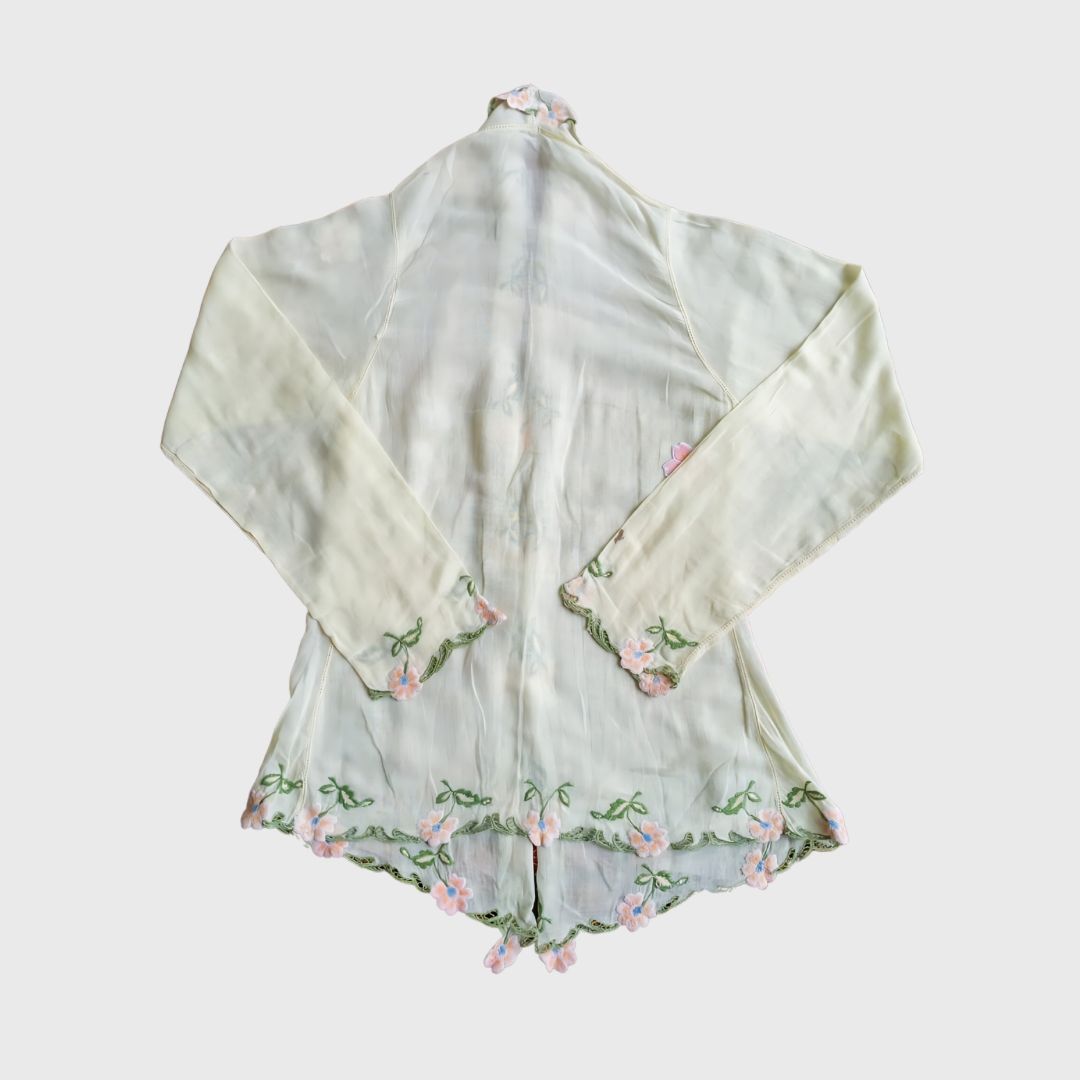 Vintage Soft Green Encim Kebaya