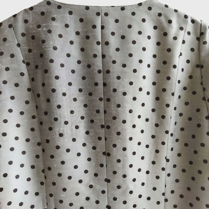 Vintage Polka Dot Blouse