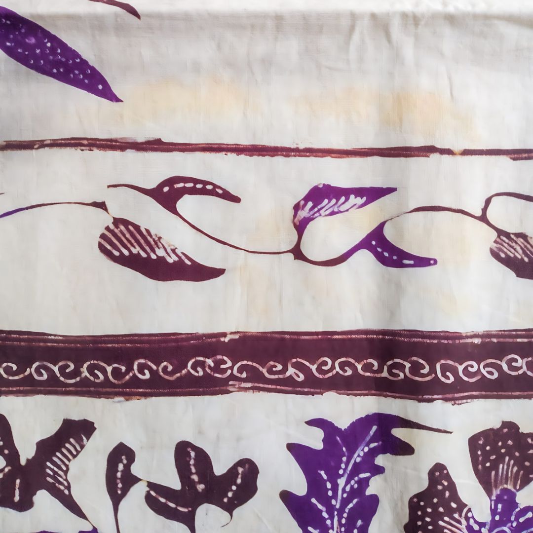 Vintage Purple Phoenix Shawl