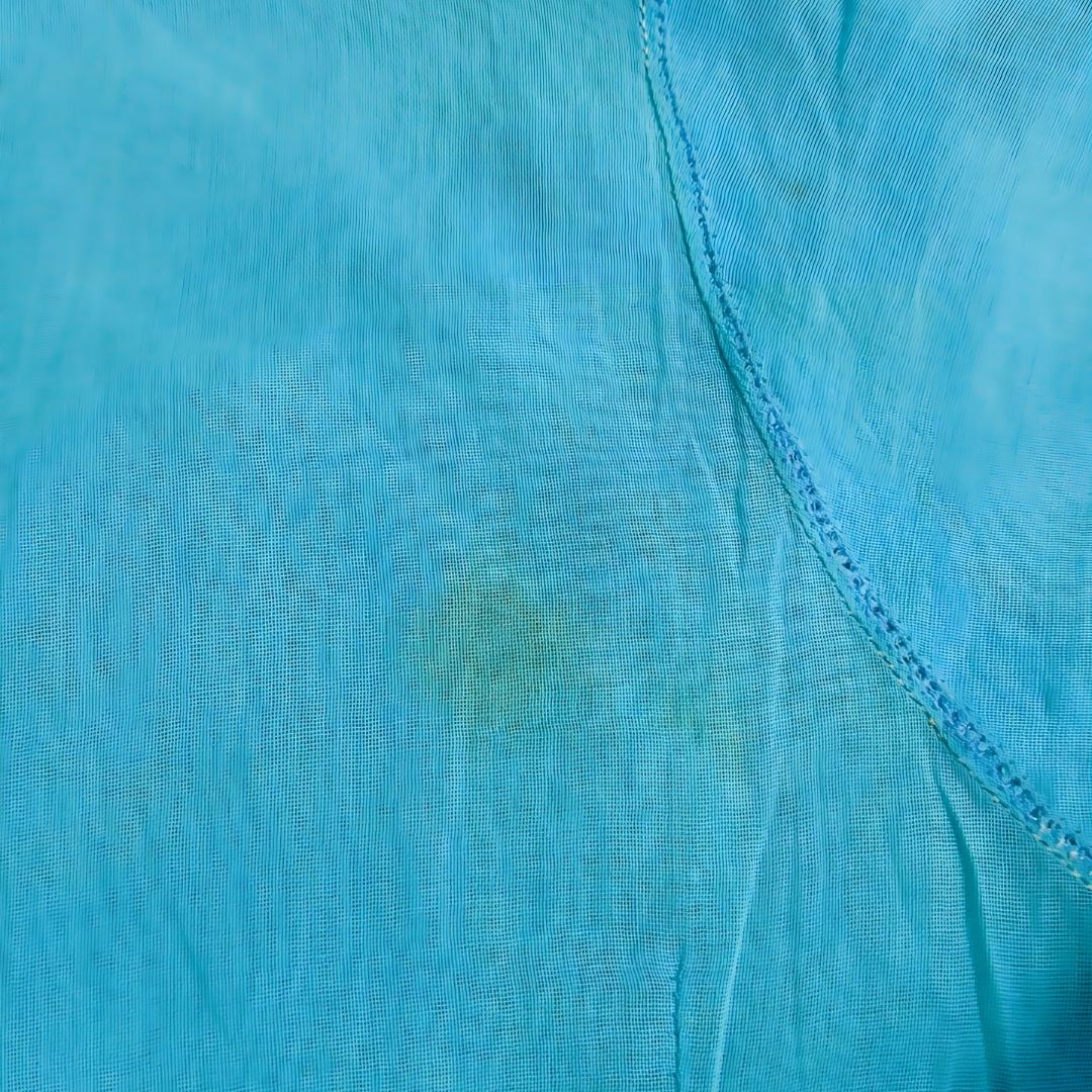 Vintage Neon Blue Encim Kebaya