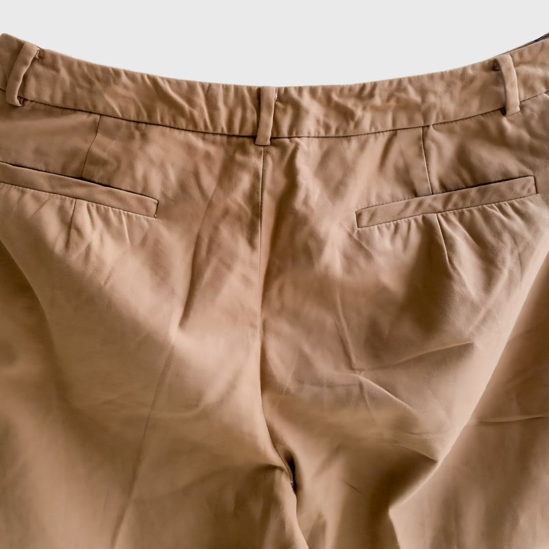 Vintage Brown Cotton Trousers