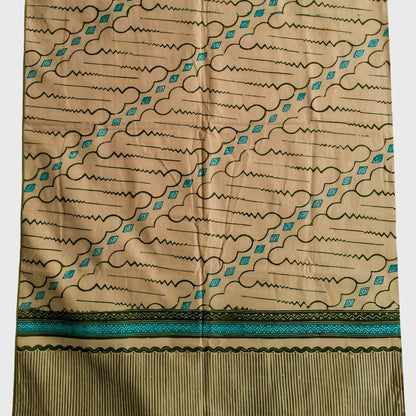 Vintage Green Parang Shawl