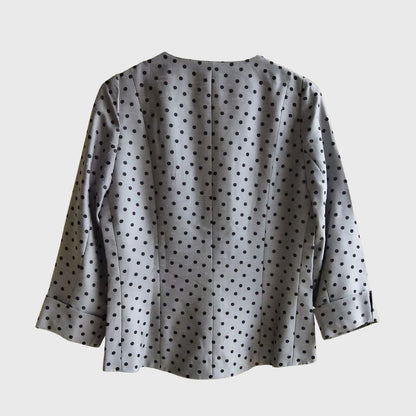 Vintage Polka Dot Blouse