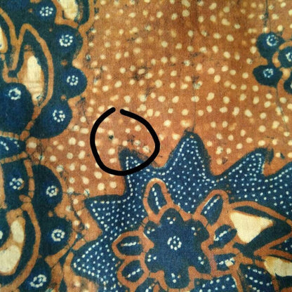 Vintage Indonesian Hand Drawn Javanese Batik, Semen Rante from Solo Kain