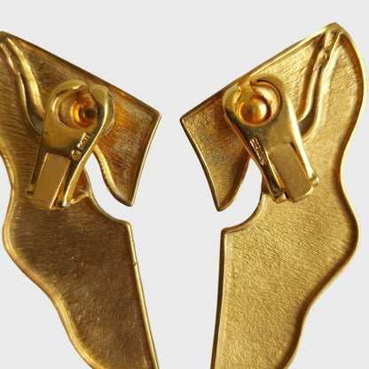 Triangle Wave Earrings