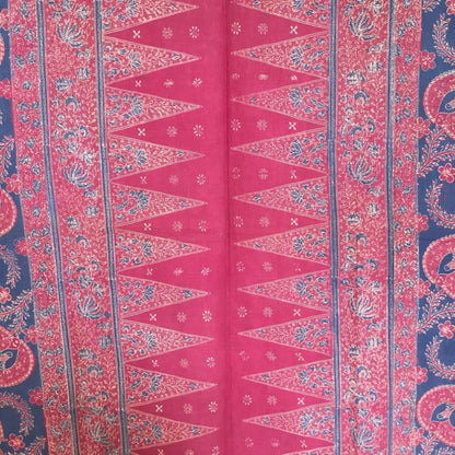 Vintage Indonesian Hand Drawn Batik Saroong Jambi Bang Biron with A Pair of Birds