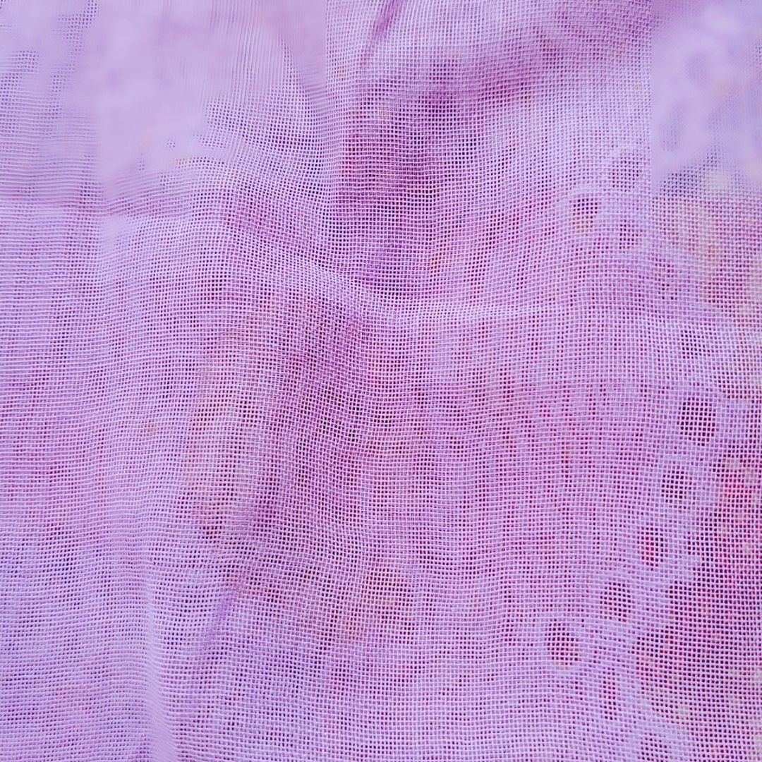 Vintage Purple Simple Round Encim Kebaya