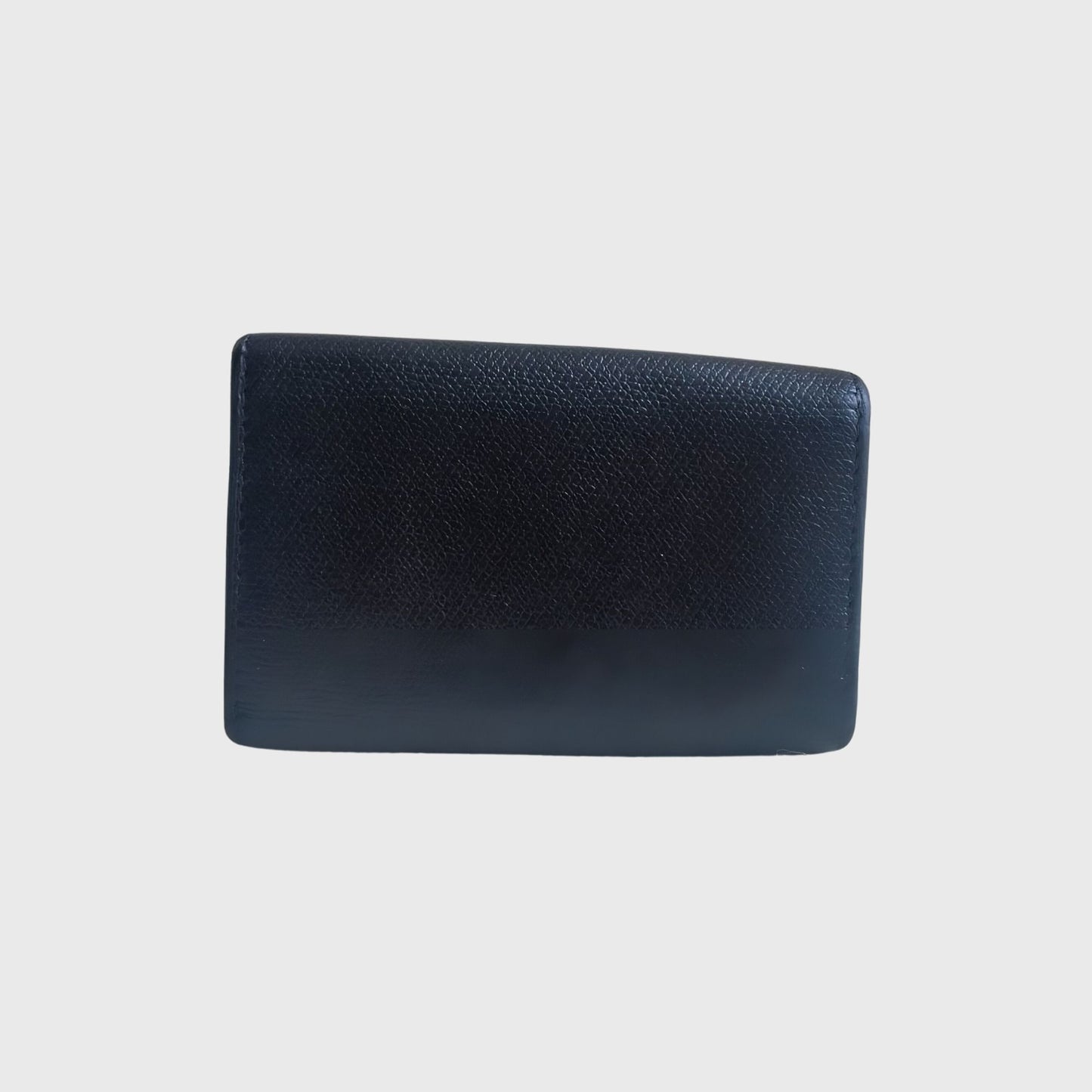 1990s Signature Quilted Black Leather Keys Case