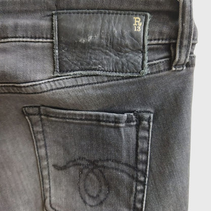 Vintage Gray Denim Made In Italy