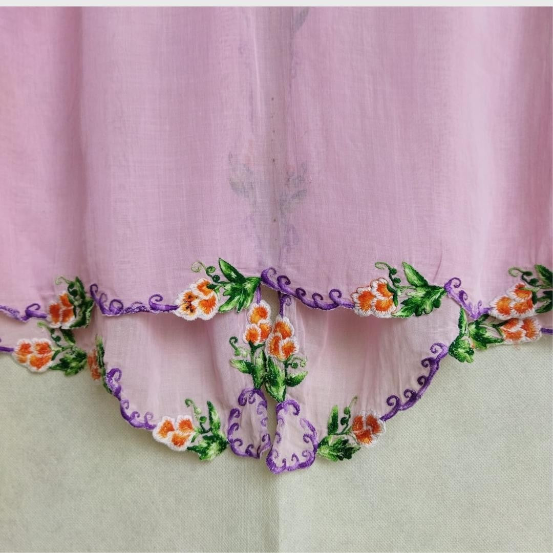 Vintage Pink Kebaya Voile