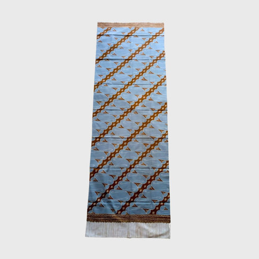 Vintage Gray Brown Parang Barong Shawl