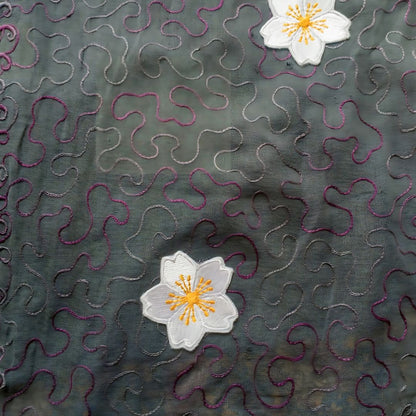 Vintage BlackWave Line Encim Kebaya