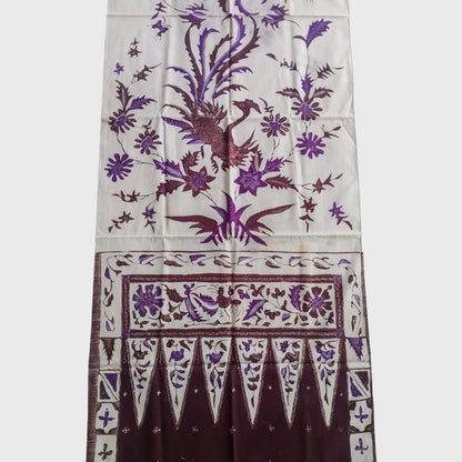 Vintage Purple Phoenix Shawl