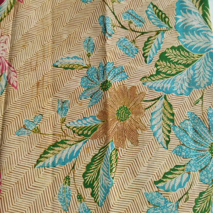 Vintage 1940s Tumpal Lereng Buketan Dutch Saroong