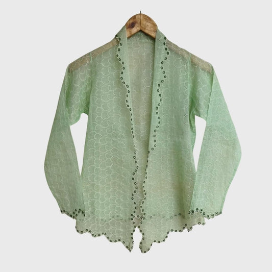 Vintage Soft Green Kebaya Rubia