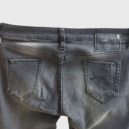 Vintage Gray Denim Made In Italy