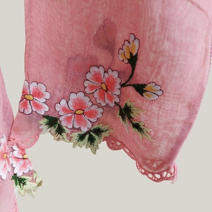 Vintage Soft Punch Pink  Encim Kebaya
