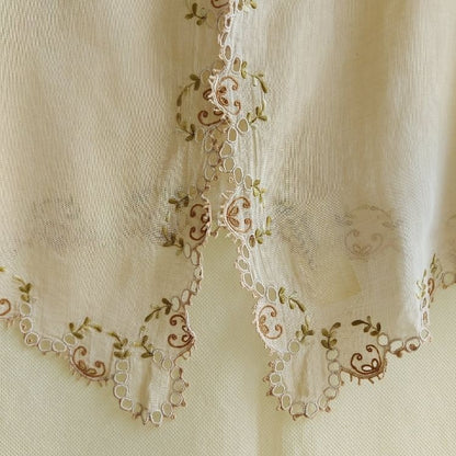 Vintage Brown Cream Encim Kebaya